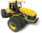 Yellow Modern Tractor