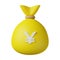 Yellow Money Bag Yen 3D Illustration