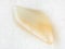 yellow moonstone (adularia) gemstone on white