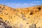 A Yellow Mountain in the Desert of Medenine, Tunisia