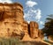 A Yellow Mountain in the Desert of Medenine, Tunisia