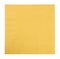 Yellow napkin isolated