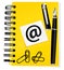 Yellow notebook