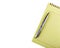 Yellow notebook silver handle