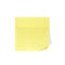 Yellow notepad memo stick