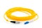 Yellow optic fiber cables