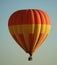 Yellow and orange hot air balloon