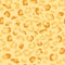 Yellow orange leopard print. Seamless pattern imitation of animal skin. Trendy texture with spots of leopard, cheetah, wild cat.