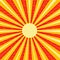 Yellow orange sun pop art retro race background