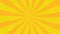 Yellow orange vector background.   Background  sunburst vintage style sun. Retro pattern.