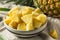 Yellow Organic Frozen Pineapple