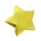 Yellow origami star