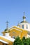 Yellow orthodox church