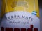 Yellow packaging of Yerba Mate Amanda tea as a coffee replacement. Vitamin-rich tea with healing properties