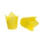 Yellow paper baking Tulip forms for cakes