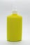 Yellow paper glue bottle