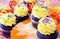 Yellow Party Cupcakes
