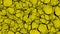 Yellow pattern fractal design background