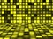 Yellow pattern made out of Light Cubes