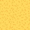 Yellow pattern with small orange outline circles