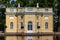 Yellow pavilion in palace park, Tsarskoye Selo Pushkin town, Russia