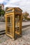 Yellow phone booth