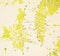 Yellow phosphorescent sparkling random strokes, waxy background, creative design