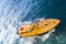 Yellow pilot boat