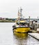 Yellow Pilot Boat at Pier