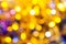 Yellow pink blurred shimmering Christmas lights