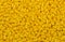 Yellow plastic granulate pellets