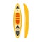 Yellow Plastic Kayak From Two Perspectives, Part Of Boat And Water Sports Series Of Simple Flat Vector Illustrations