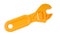 Yellow plastic toy wrench