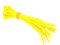 Yellow plastic wire ties