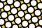 Yellow polka dots background