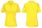 Yellow Polo Shirt Template for Woman