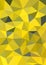 Yellow Polygonal Texture for Abstract Background