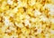 Yellow Popcorn Background