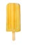 Yellow popsicle isolated