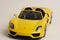 Yellow Porsche 918 Spyder model car right side view