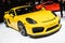 Yellow Porsche Cayman GT4 Geneva Motor Show 2015