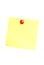 Yellow Post it note