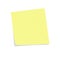 Yellow postit note