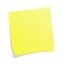 Yellow postit note