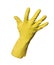 Yellow protection glove