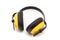 Yellow protection headphones