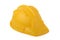 Yellow protective helmet