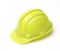 Yellow protective helmet