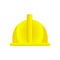 Yellow Protective Helmet. Builder\\\'s helmet. eps10