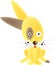 Yellow rabbit